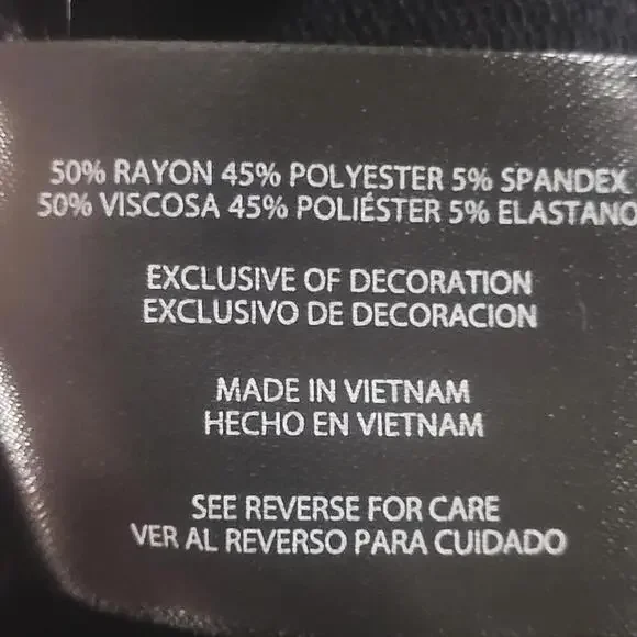 Banana Republic NWT Women's Black Long Sleeve Knit Relaxed Tunic Top - Size XL - Picture 7 of 9